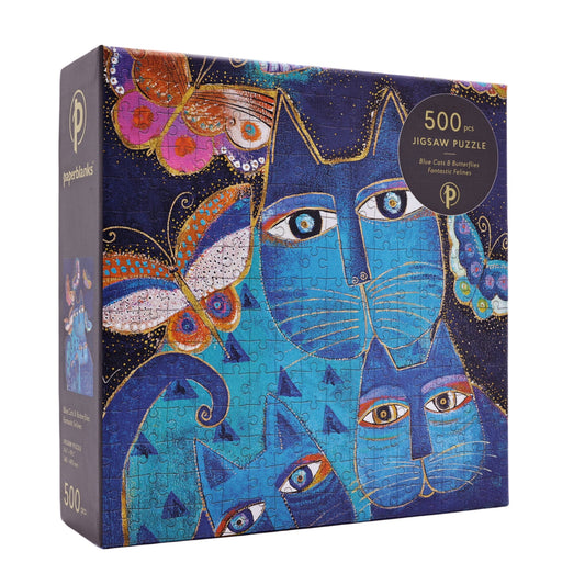 BLUE CATS AND BUTTERFLIES 500 BRIKKER