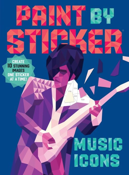 PAINT BY STICKERS MUSIC ICONS