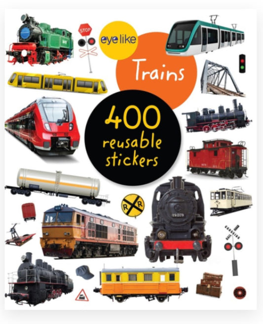 EYELIKE STICKERS: TRAINS