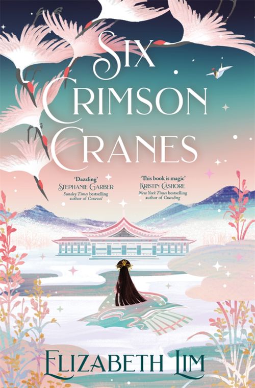 SIX CRIMSON CRANES PB