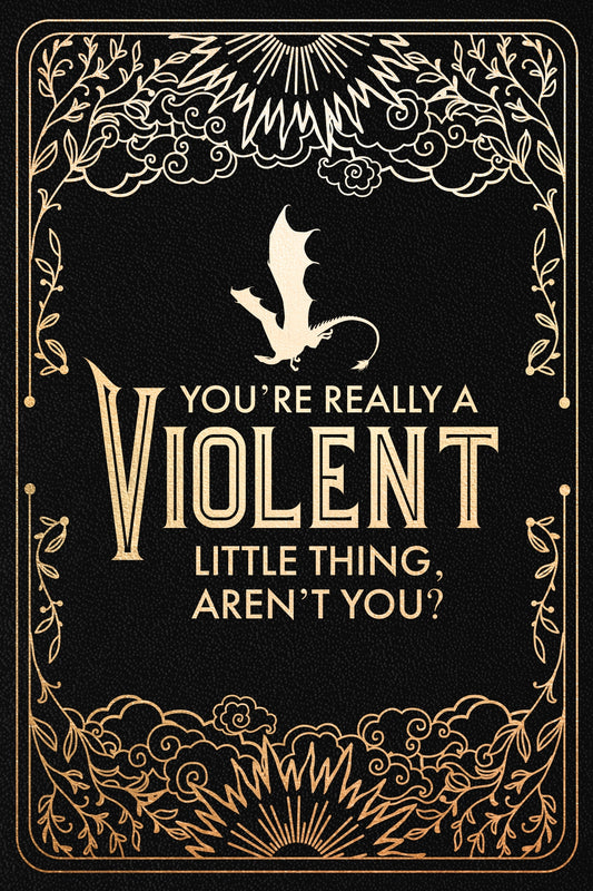 OFFICIAL FOURTH WING JOURNAL - VIOLENT LITTLE THIN