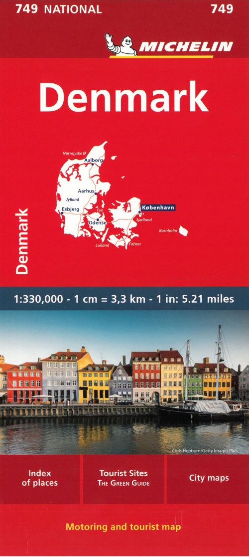 DANMARK, MICHELIN NATIONAL MAP