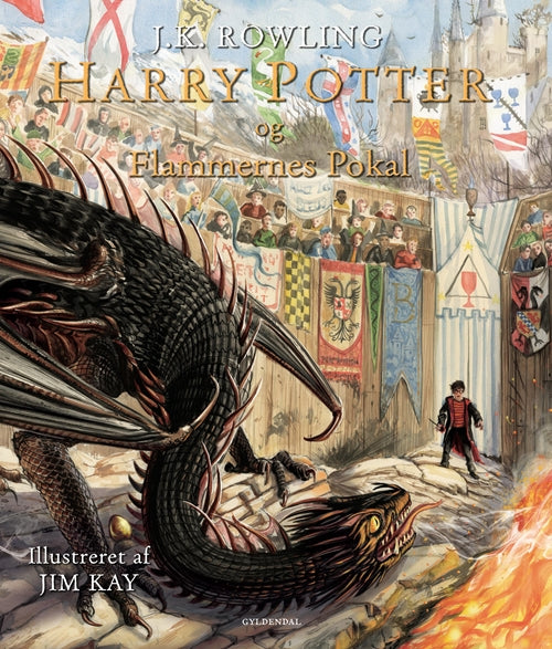 HARRY POTTER OG FLAMMERNES POKAl ILLUSTRET