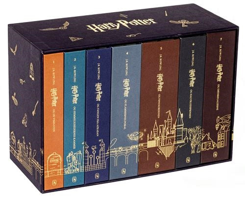 HARRY POTTER 1-7 - 25 ÅRS JUBILÆUMSUDGAVER I BOKSS