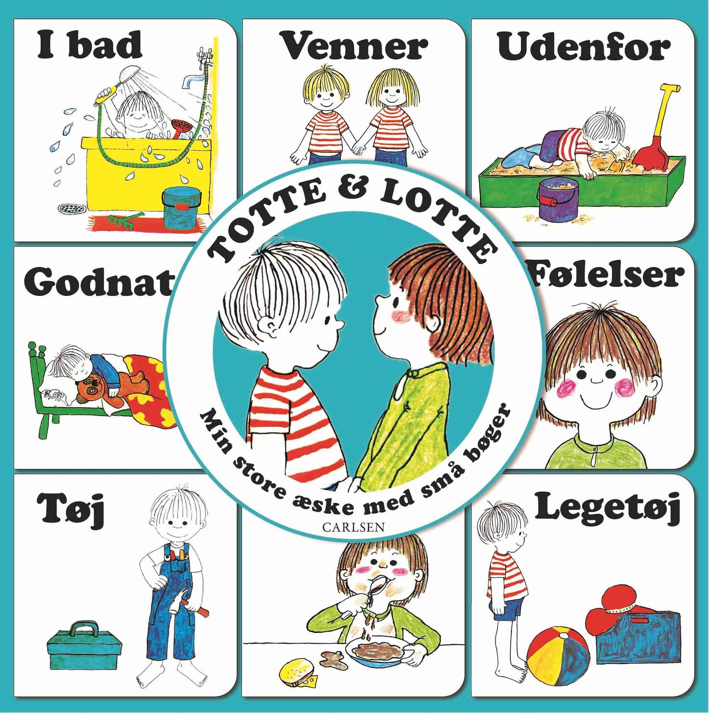 TOTTE & LOTTE: MIN STORE ÆSKE MED SMÅ BØGER