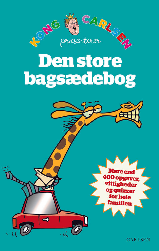 KONG CARLSEN - DEN STORE BAGSÆDEBOG