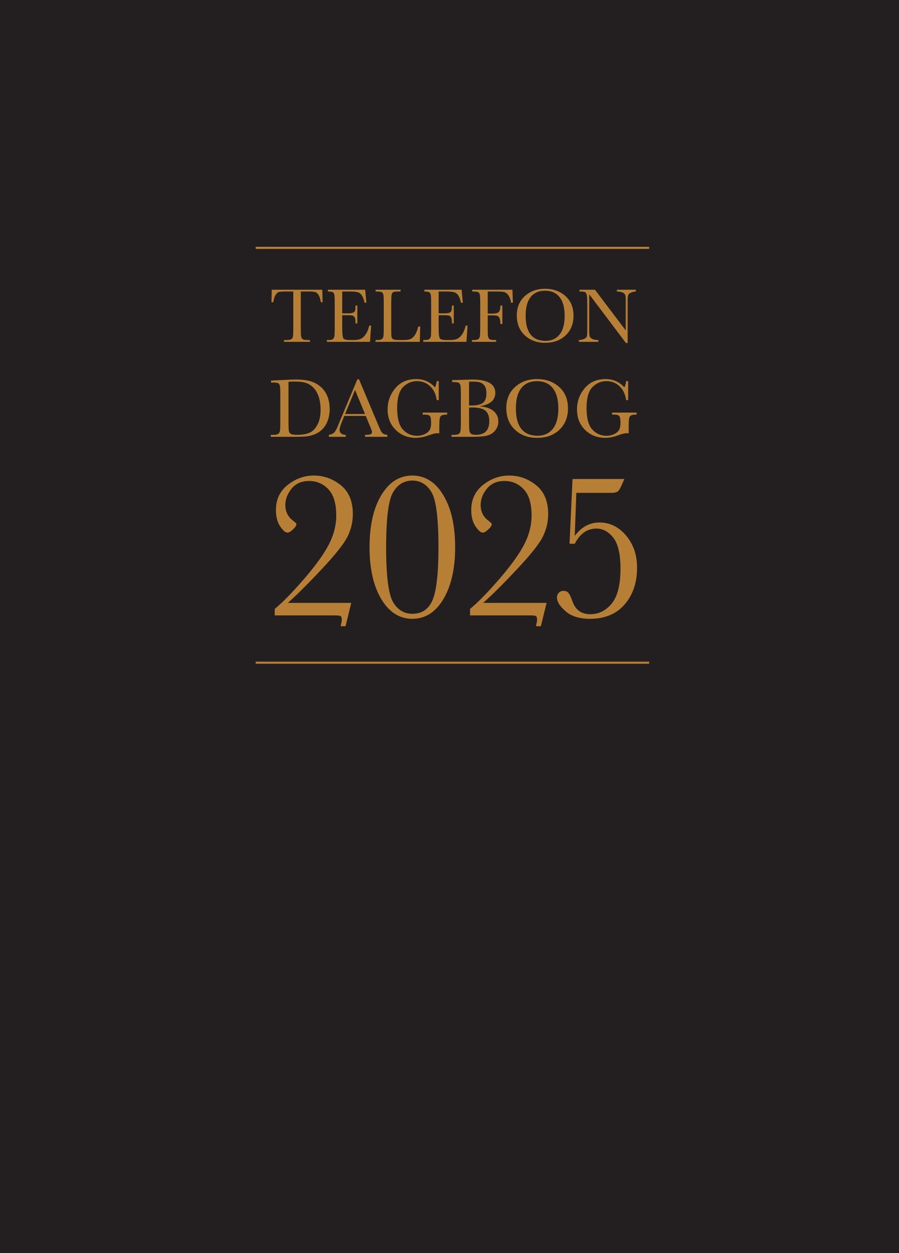 TELEFONDAGBOG 2025