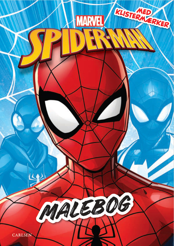 MARVEL SPIDERMAN MED KLISTERMÆRKER