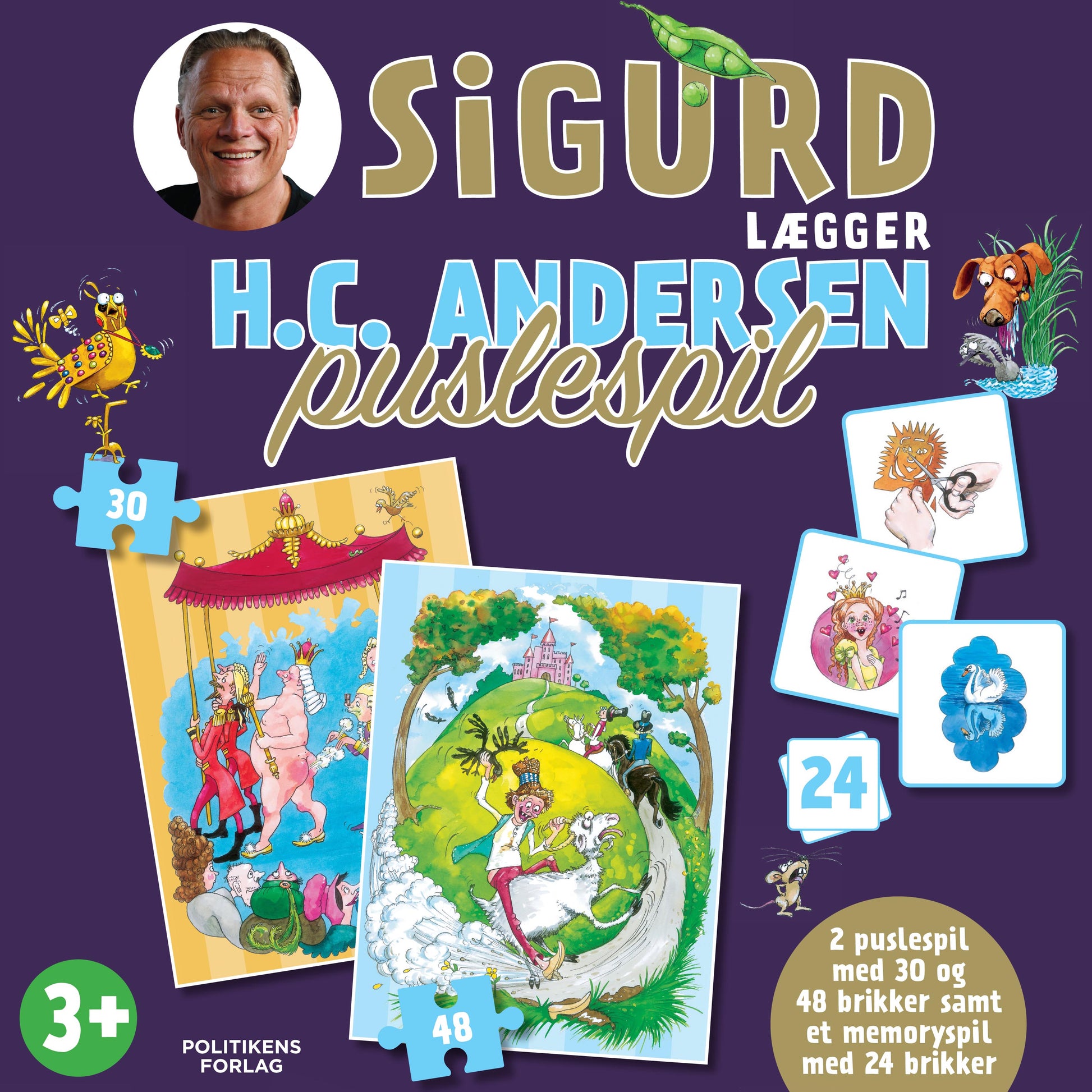 SIGURD LÆGGER H.C. ANDERSEN PUSLESPIL