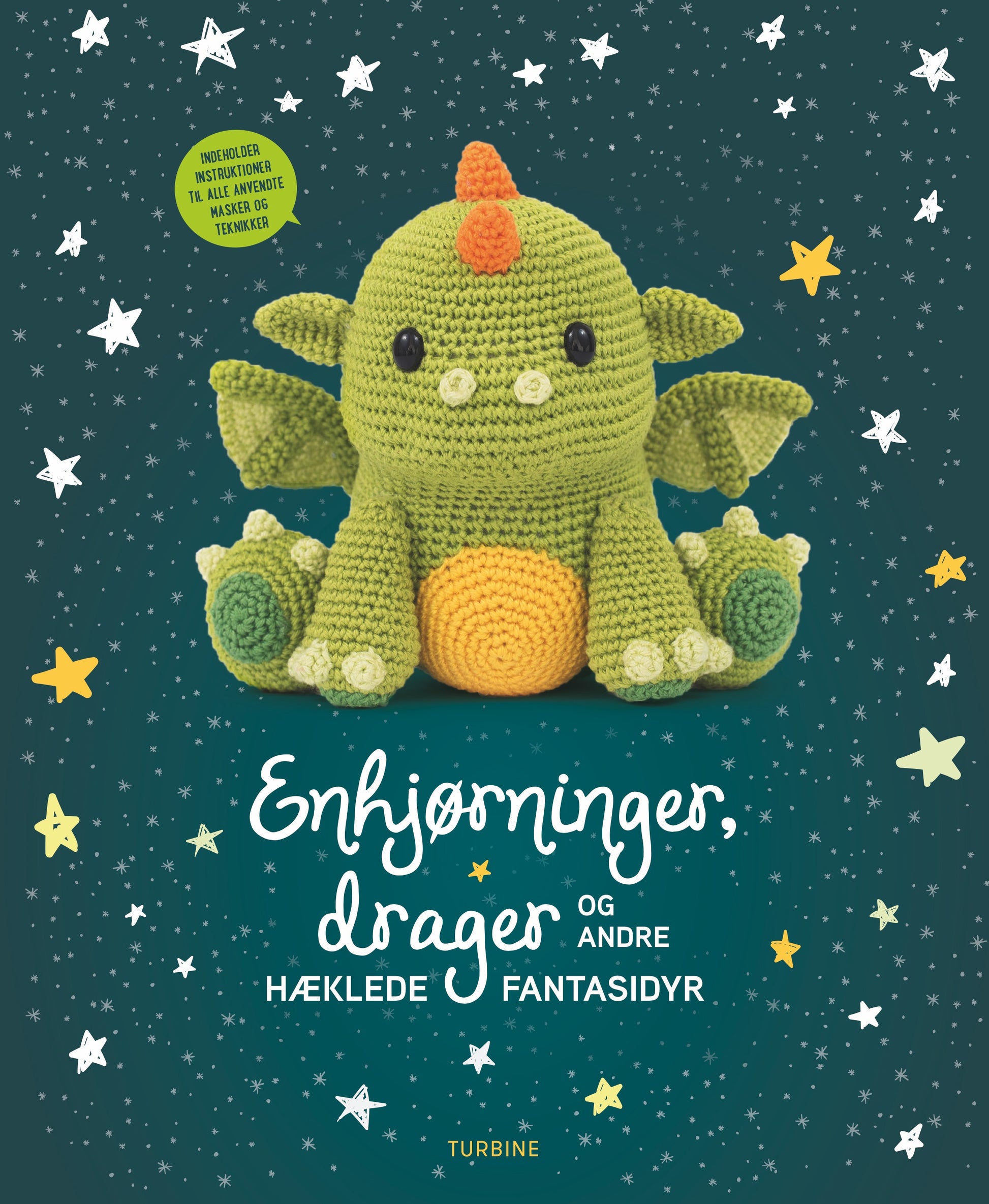 ENHJØRNINGER, DRAGER OG ANDRE HÆKLEDE FANTASIDYR