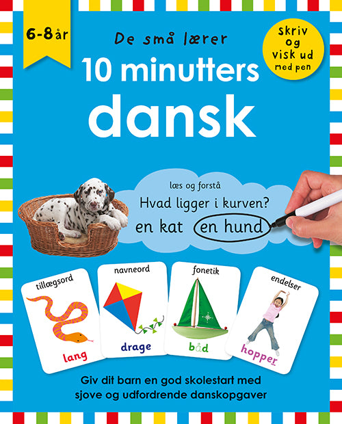 DE SMÅ LÆRER - 10 MINUTTERS DANSK SKRIV OG VISK UD