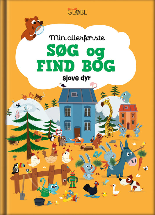 MIN ALLERFØRSTE SØG OG FIND BOG - SJOVE DYR