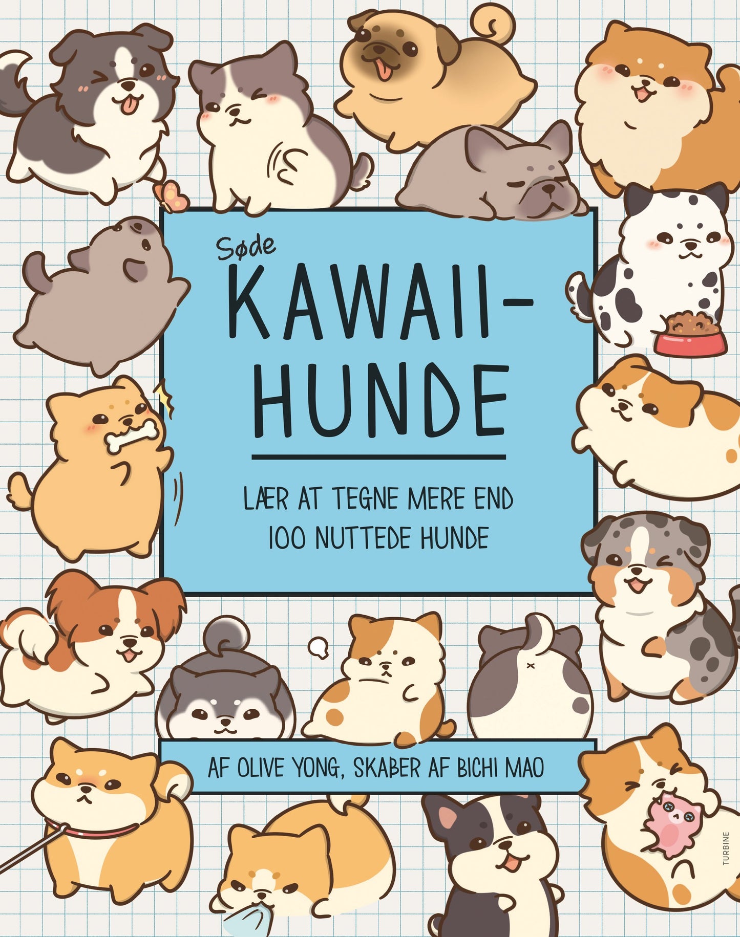 SØDE KAWAII-HUNDE