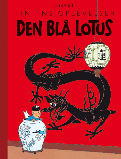 TINTIN DEN BLÅ LOTUS