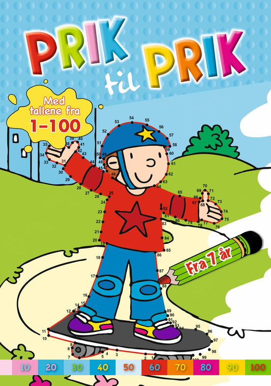 PRIK TIL PRIK 1-100 - SKATER