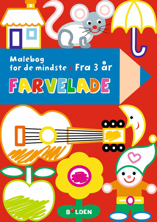 MALEBOG FOR DE MINDSTE, FARVESJOV FRA 3 ÅR