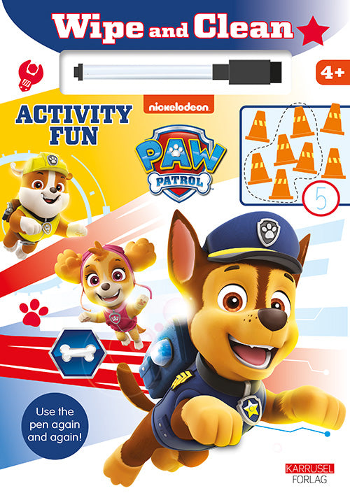PAW PATROL - SKRIV OG VISK UD
