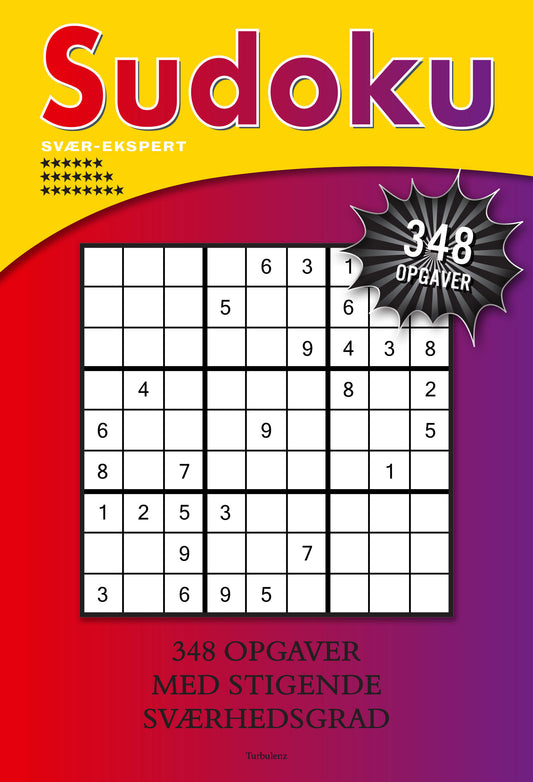 SUDOKU SVÆR/EKSPERT