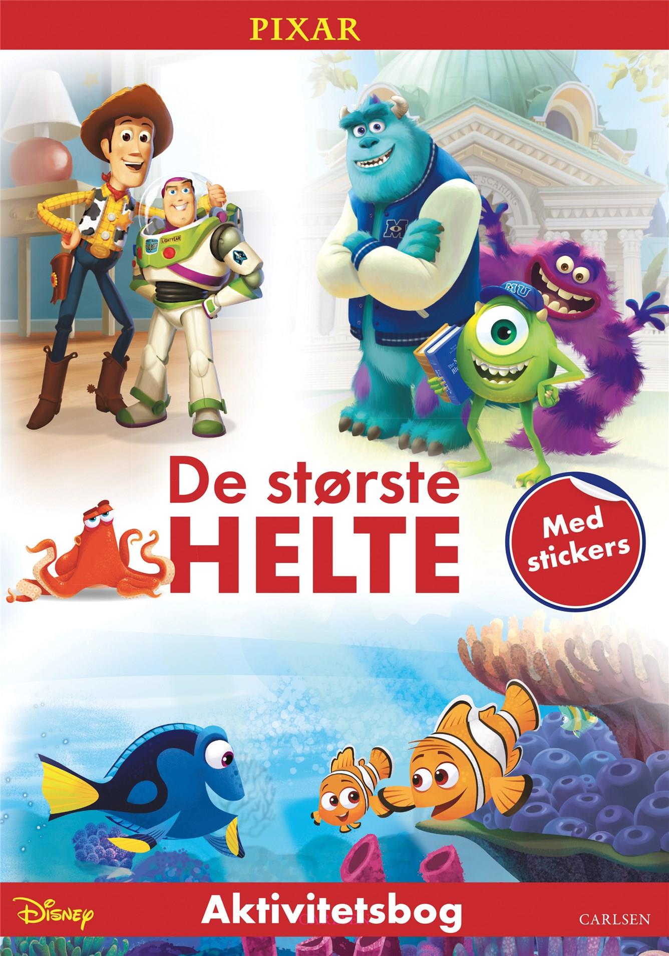 DISNEY PIXAR: DE STØRSTE HELTE AKTIVITETSBOG