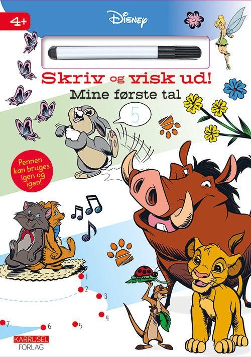 DISNEY - SKRIV OG VISK UD - MINE FØRSTE TAL