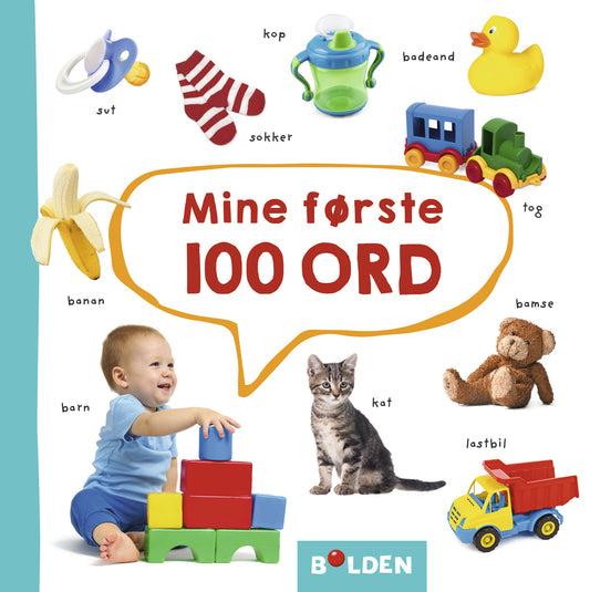 MINE FØRSTE 100 ORD PAPBOG