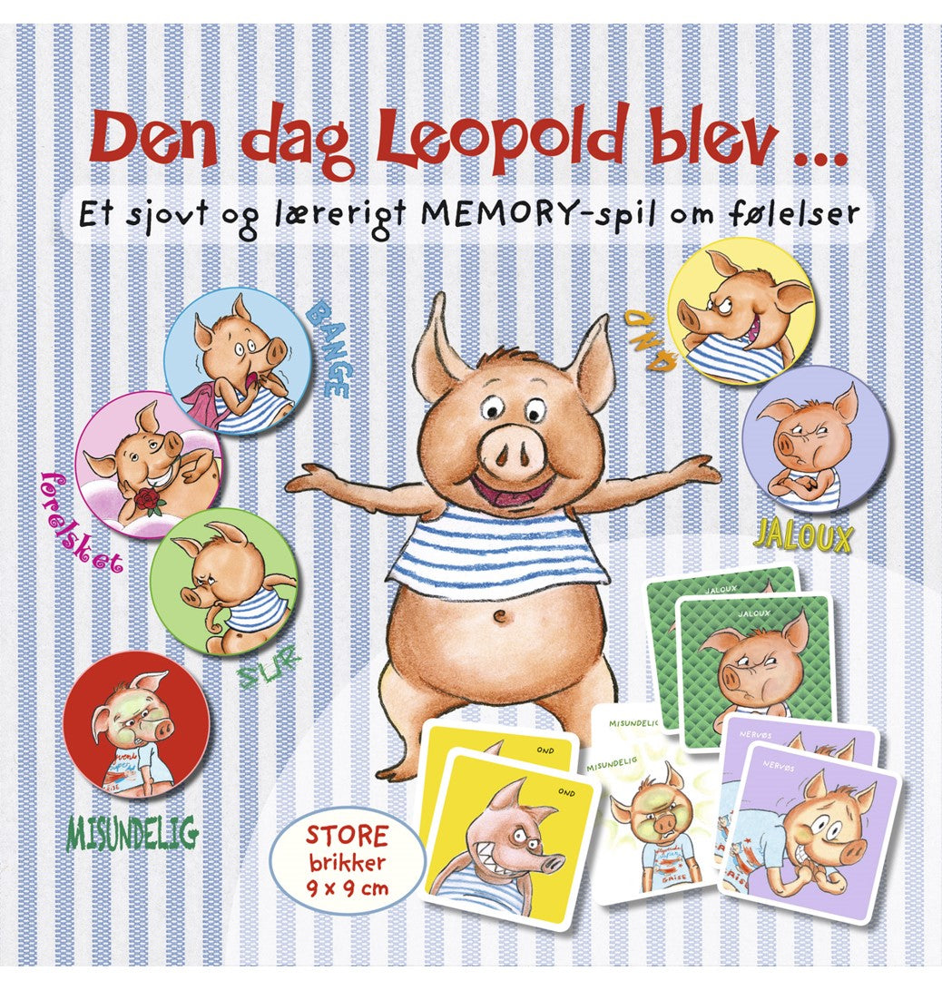 DEN DAG LEOPOLD BLEV...ET SJOVT OG LÆRERIGT MEMORYSPIL OM FØLELSER