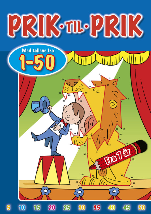 PRIK TIL PRIK MED TALLENE FRA 1-50 CIRKUS