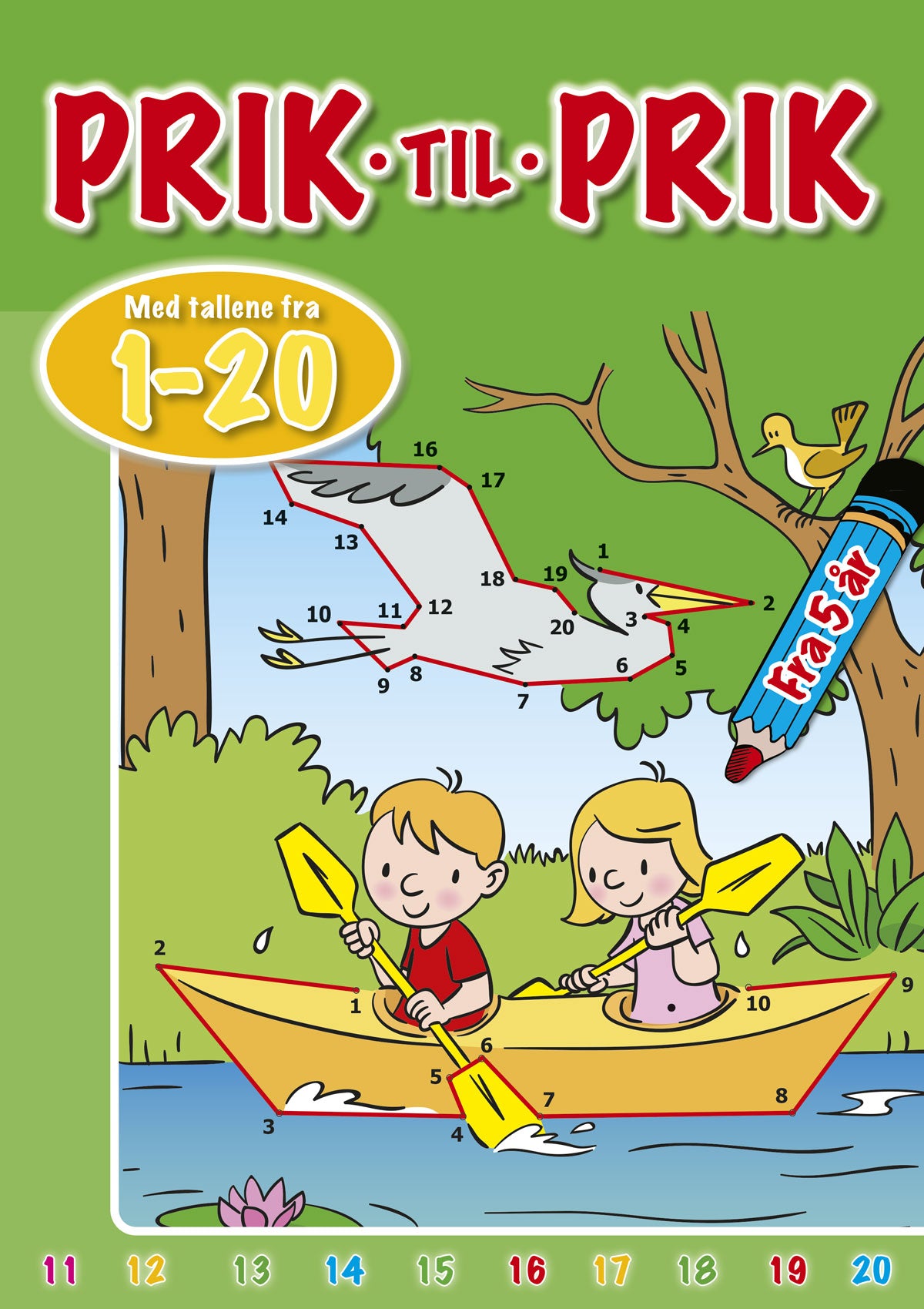 PRIK TIL PRIK MED TALLENE FRA 1-20