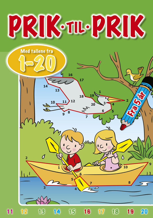 PRIK TIL PRIK MED TALLENE FRA 1-20
