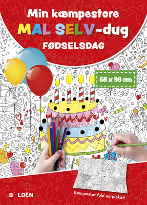 MIN KÆMPESTORE MAL SELV-DUG FØDSELSDAG 68X98