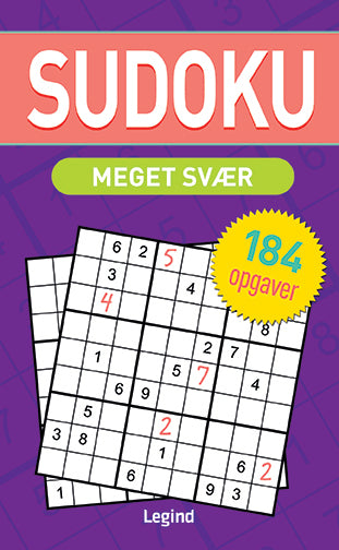 SUDOKU - MEGET SVÆR