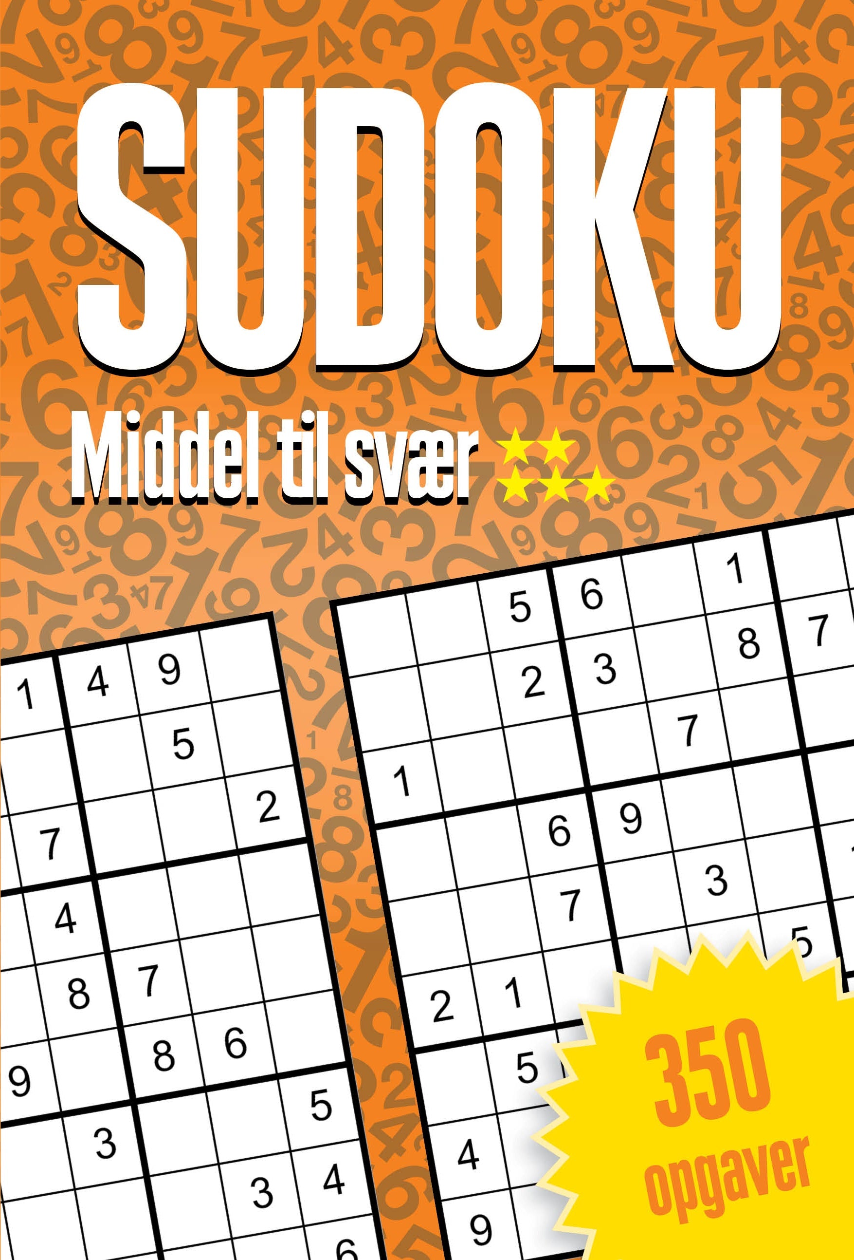 SUDOKU - MIDDEL TIL SVÆR