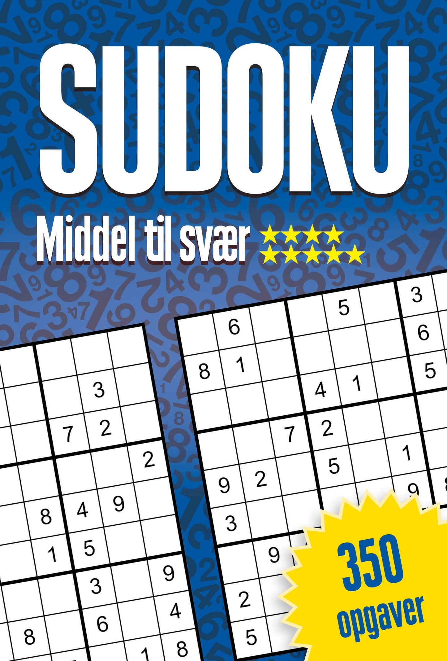 SUDOKU - MIDDEL TIL SVÆR