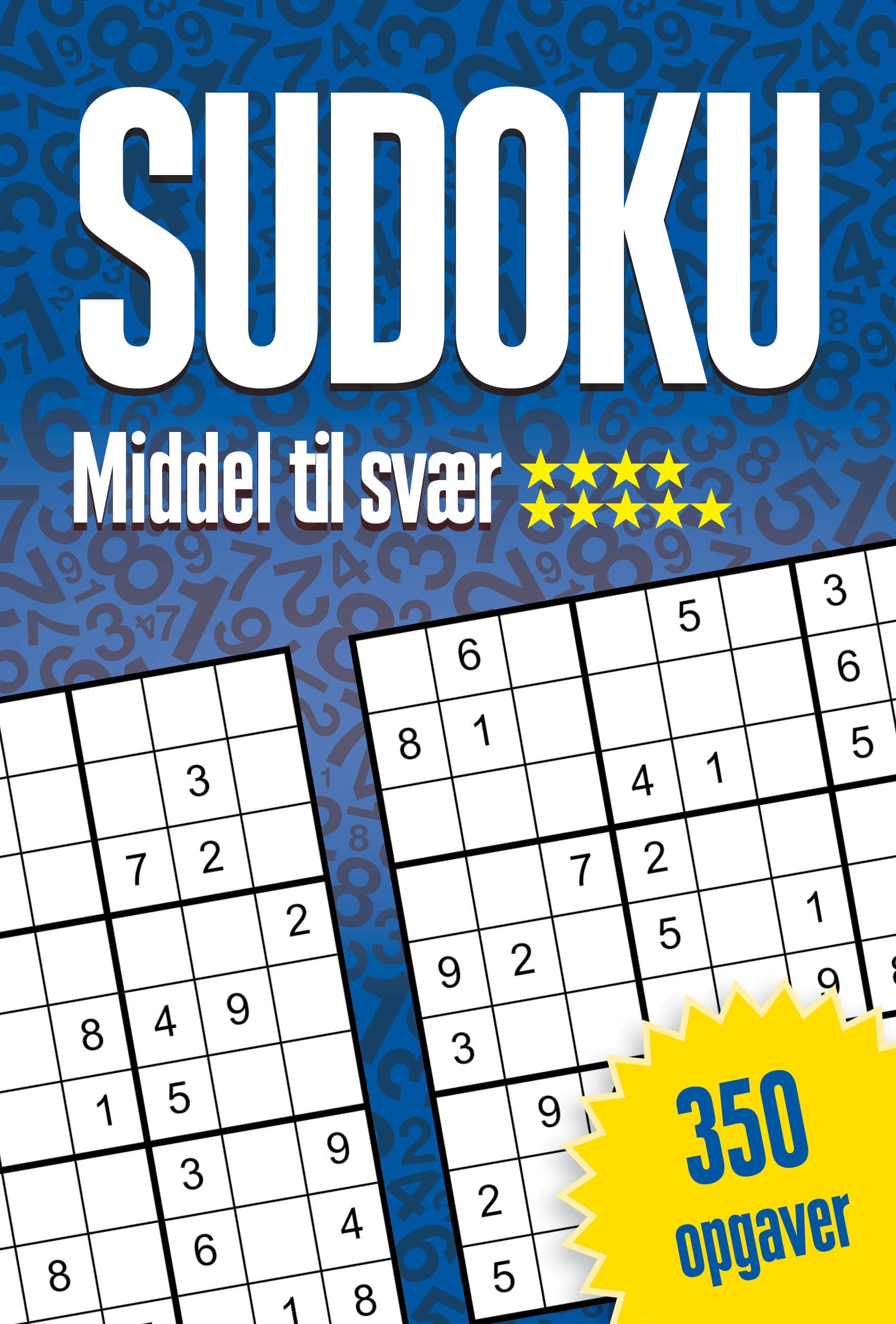 SUDOKU - MIDDEL TIL SVÆR