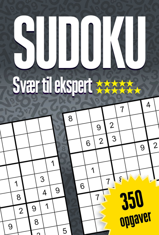 SUDOKU - SVÆR TIL EKSPERT
