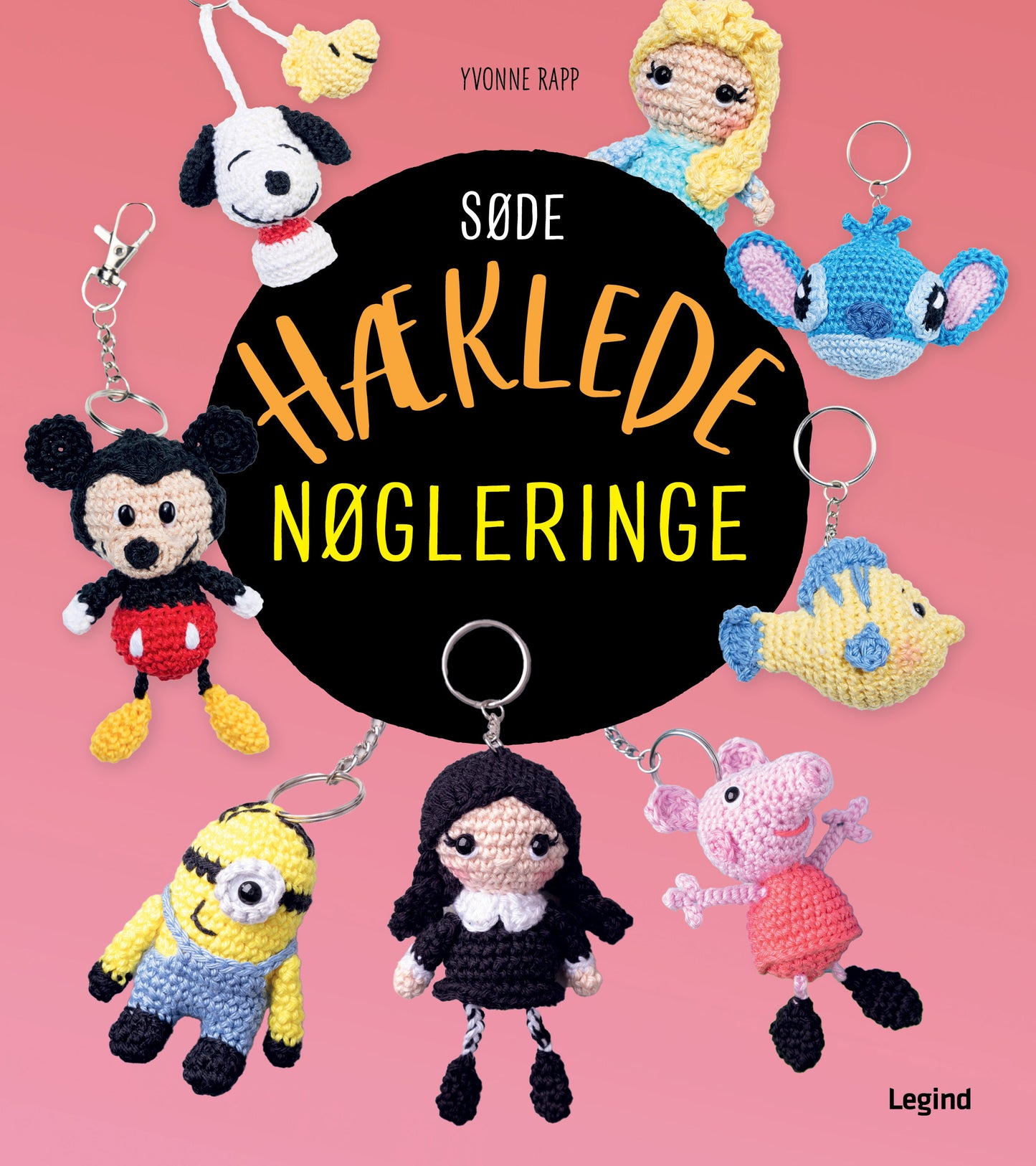 SØDE HÆKLEDE NØGLERINGE