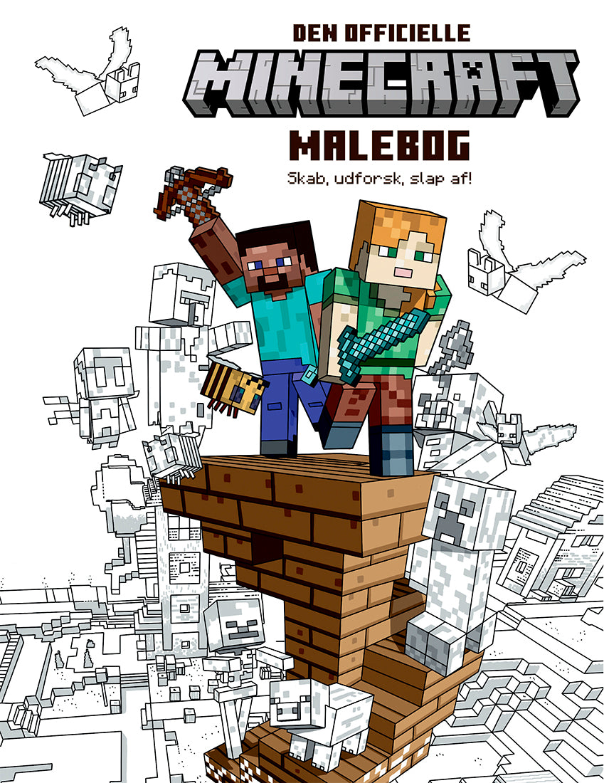 DEN OFFICIELLE MINECRAFT MALEBOG
