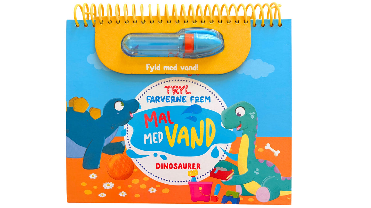 MAL MED VAND. DINOSAURER