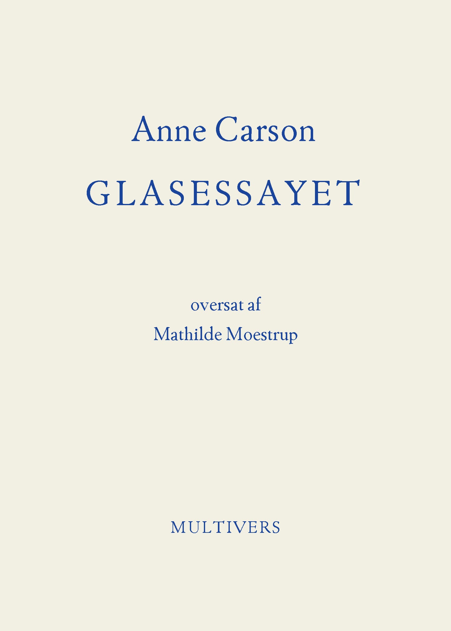 GLASESSAYET