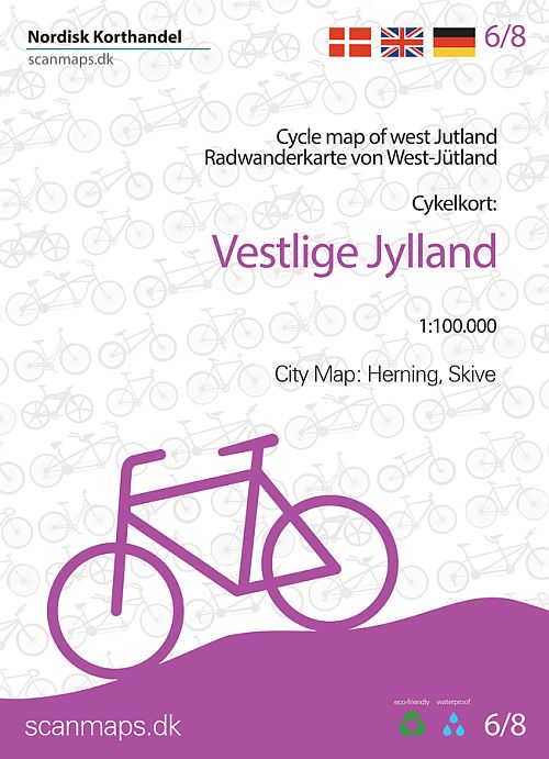 CYKELKORT VESTLIGE JYLLAND