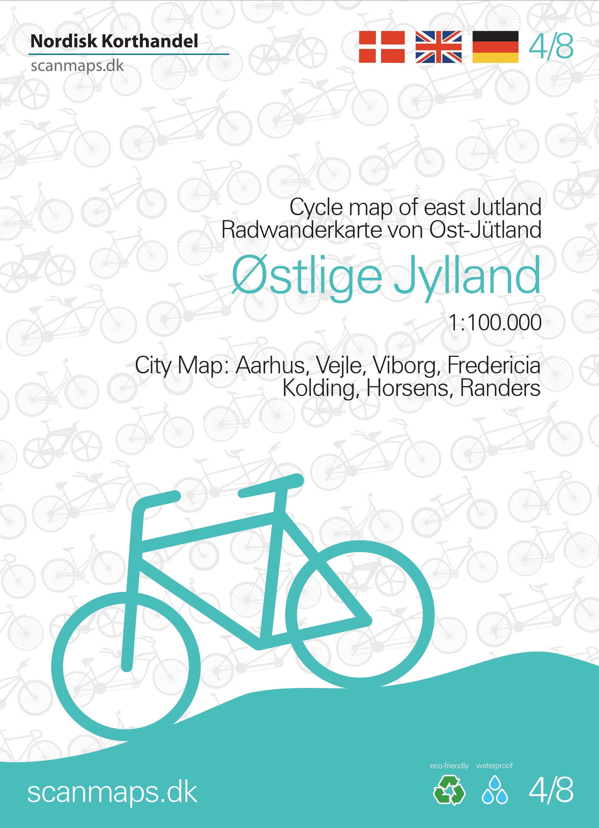 CYKELKORT ØSTLIGE JYLLAND KORT 4