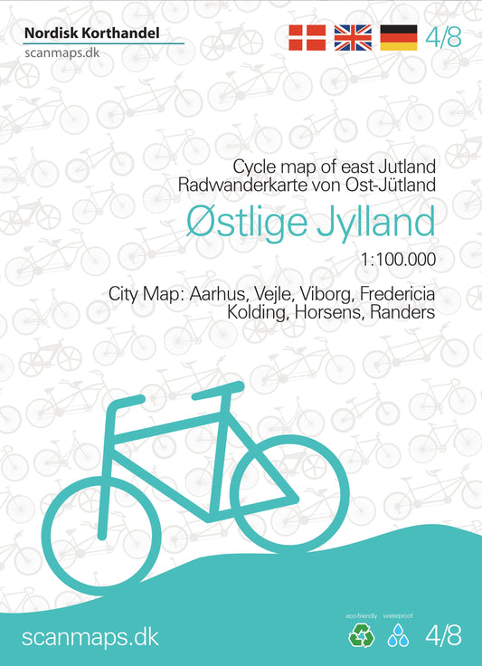 CYKELKORT ØSTLIGE JYLLAND KORT 4