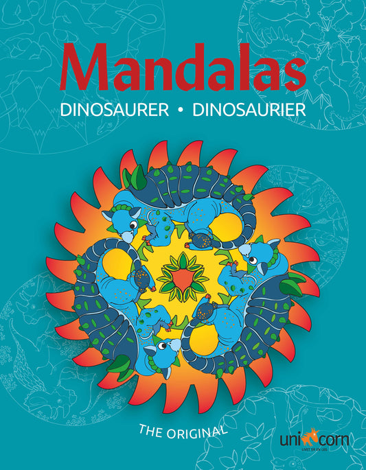 MANDALAS MED DINOSAURER