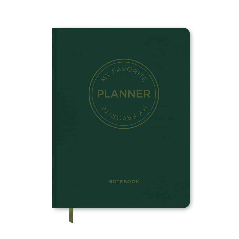 MY FAVORITE PLANNER NOTEBOOK / FOREST GREEN