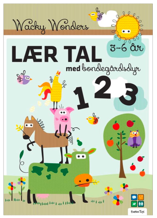 AKTIVITETSBOG LÆR TAL MED WACKY WONDERS