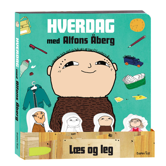 ALFONS ÅBERG - BOG MED 4 TRÆFIGURER