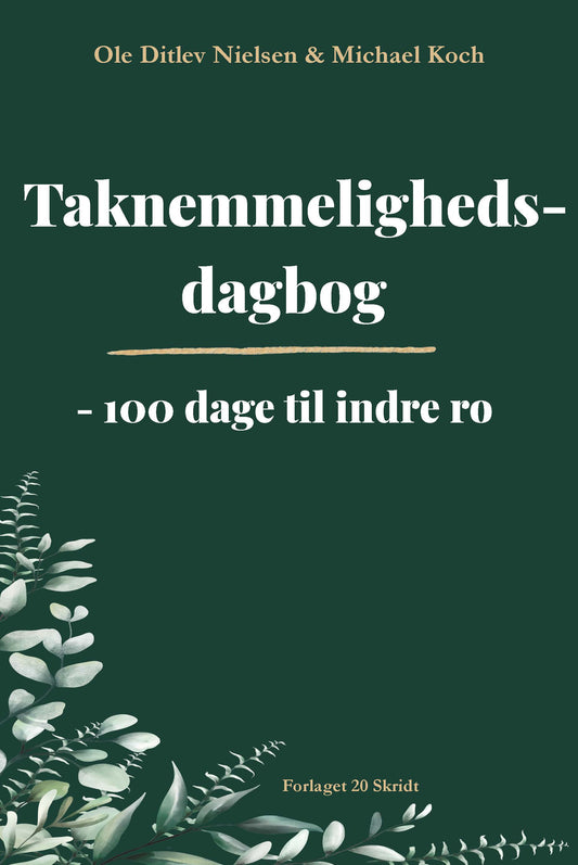 TAKNEMMELIGHEDSDAGBOG