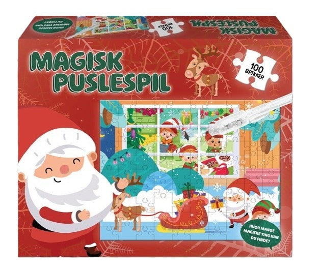 MAGISK JULEPUSLESPIL 100 BRIKKER