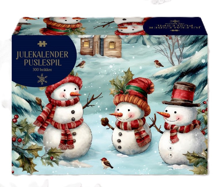 JULEKALENDER PUSLESPIL 300 BRIKKER