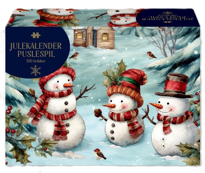 JULEKALENDER PUSLESPIL 300 BRIKKER